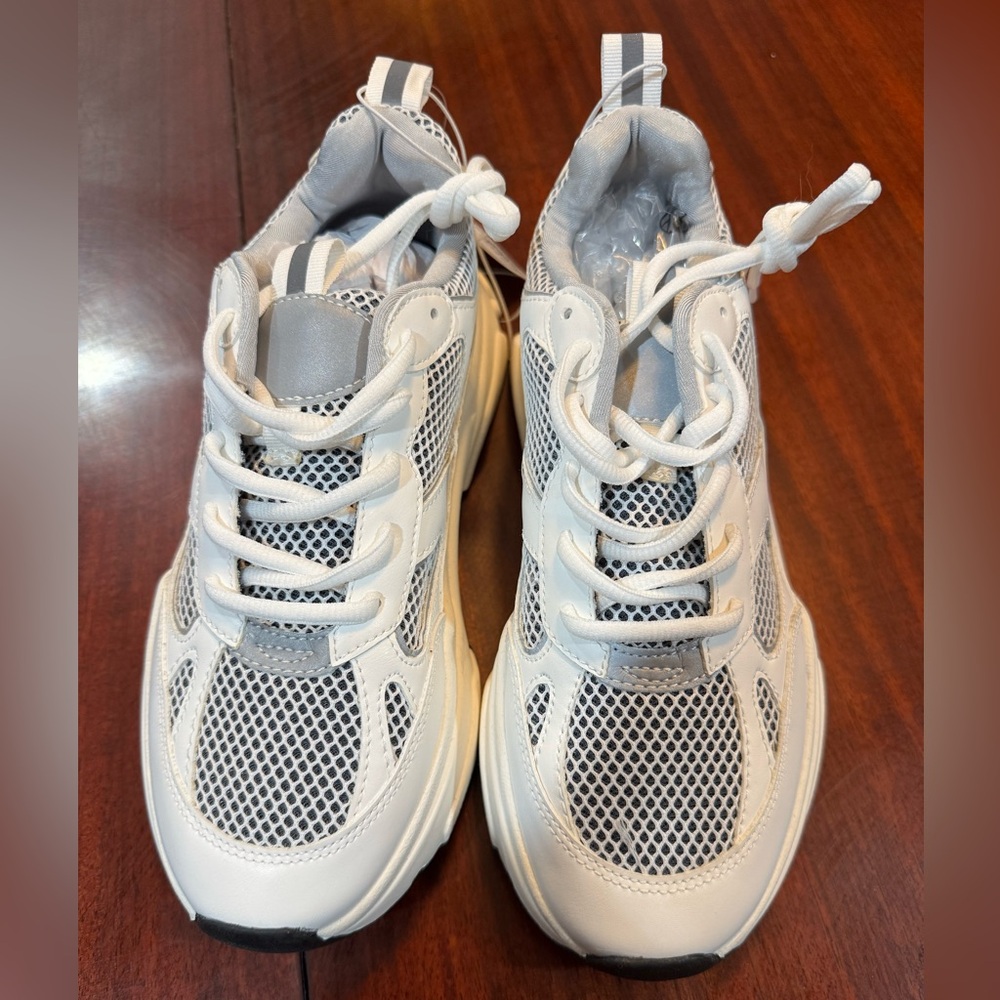 H&M White and Gray Women's Sneakers